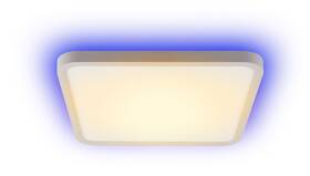 Stropní svítidlo IMMAX NEO LITE TUDO SMART s RGB podsvícením 40x40cm, 50W Wi-Fi, TUYA bílá barva
