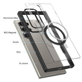 Kryt na mobil WG Iron Eye MagSafe na Samsung Galaxy S24 Ultra 5G černý

 obrázek produktu 2 z 6
