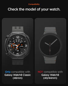 Ochranné pouzdro Spigen Rugged Armor na Samsung Galaxy Watch 8 Classic (46mm) černý

 obrázek produktu 9 z 14