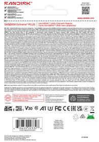 Paměťová karta SANDISK 32GB UHS-I (100R/90W) + SD apaptér 

 obrázek produktu 5 z 5