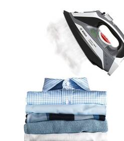 Žehlička Bosch TDA70EASY černá barva
