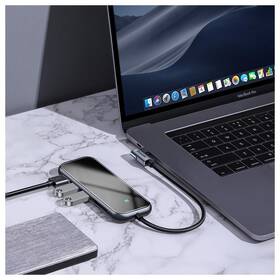 Dokovací stanice Baseus USB-C/3x USB 3.0, HDMI, SD/TF, USB-C PD šedá

 obrázek produktu 4 z 7