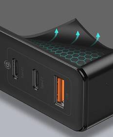 Nabíječka do sítě Baseus GaN Mini USB, 2x USB-C, 120W + USB-C kabel 1m černá

 obrázek produktu 5 z 7