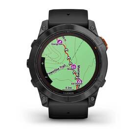 Chytré hodinky Garmin fenix 7X Pro Glass Solar -  Gray / Black Silicone Band 

 obrázek produktu 4 z 8