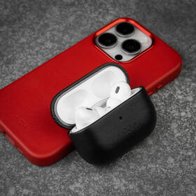 Pouzdro FIXED PodsLeather, MagSafe pro Apple AirPods Pro 2/Pro 2 (USB-C) černé

 obrázek produktu 7 z 8
