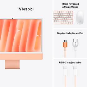 Počítač All In One Apple 24" CTO M4 8× CPU 8× GPU, 16 GB, 1 TB - oranžový CZ 

 obrázek produktu 8 z 8