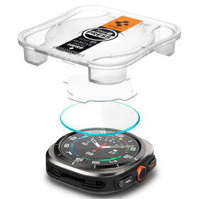 Tvrzené sklo Spigen tR EZ Fit na Samsung Galaxy Watch Ultra, (2 ks) 

 obrázek produktu 3 z 10