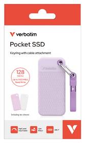 SSD externí Verbatim Pocket SSD 128GB + 2x obal fialový

 obrázek produktu 5 z 11