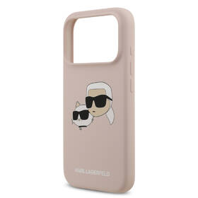 Kryt na mobil Karl Lagerfeld Liquid Silicone Double Heads MagSafe na Apple iPhone 17 Pro růžový

 obrázek produktu 5 z 7