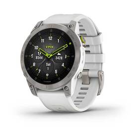 Chytré hodinky Garmin epix (Gen 2) Sapphire - Titan/White Silicone Band 

 obrázek produktu 8 z 12