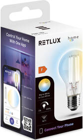 Chytrá žárovka RETLUX RSH 103, Filament, A60, E27, 7W, CCT 

 obrázek produktu 7 z 7