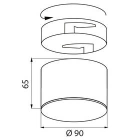 Stropní svítidlo McLED Gap 8 - 8W, 2700K černé

 obrázek produktu 7 z 8