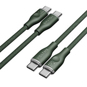 Kabel Voltme Powerlink Rugg Series USB-C/USB-C, CTC 3A/60W 1m zelený

 obrázek produktu 1 z 2