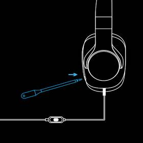 Headset Logitech G233 Prodigy černý/modrý

 obrázek produktu 6 z 10