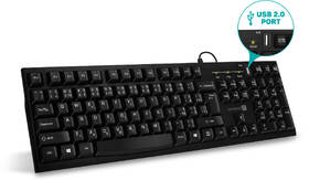 Klávesnice Connect IT CKB-3060-CS s USB hubem, CZ/SK layout černá

 obrázek produktu 2 z 7