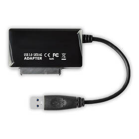 Adaptér Axagon USB3.0 - SATA 6G HDD FASTport3 vč. Napáječe černá barva
