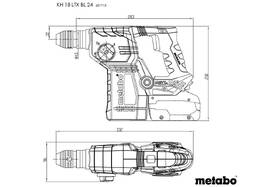 Kladivo Metabo KH 18 LTX BL 24 (bez baterie) 601713840 

 obrázek produktu 3 z 3