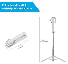 Selfie tyč FIXED MagSnap s tripodem a bezdrátovou spouští bílá

 obrázek produktu 8 z 12
