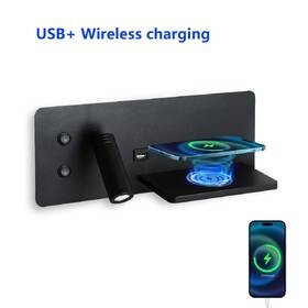 Bodové svítidlo IMMAX LED Be PREPARE 4v1 s Qi nabíjením, USB, varianta pravá černé

 obrázek produktu 3 z 8
