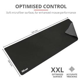 Podložka pod klávesnici a myš Trust Mouse Pad XXL, 93 x 30 cm černá

 obrázek produktu 2 z 6