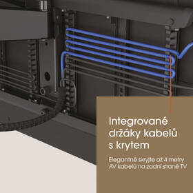 Držák TV Vogel’s SIGNATURE TVM 7655 pro úhlopříčky 40" až 77", nosnost 35 kg černý

 obrázek produktu 9 z 14