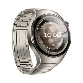 Chytré hodinky Huawei Watch 5 46 mm LTE NFC - Silver + Titanium Strap stříbrné

 obrázek produktu 3 z 6