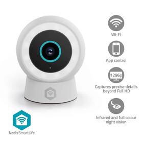 IP kamera Nedis SmartLife WIFICO14CWT, vnitřní, s reflektorem bílá

 obrázek produktu 7 z 16
