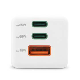 Nabíječka do sítě Hama GaN 2x USB-C + USB-A, PD/QC, 65 W bílá

 obrázek produktu 3 z 7