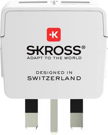 Cestovní adaptér Solight UK, USB A+C, 20W, typ G bílý

 obrázek produktu 3 z 4