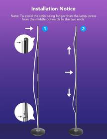 Stojací lampa Govee RGBW Floor Lamp Lite, Matter černá

 obrázek produktu 9 z 9