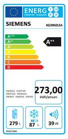 Chladnička s mrazničkou Siemens KG39N2LEA nerez

 obrázek produktu 1 z 8