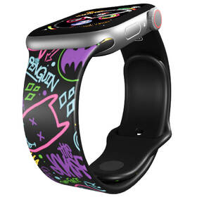 Řemínek Batman na Apple Watch 42/44/45/49 mm - motiv Graffiti, černý 

 obrázek produktu 2 z 3