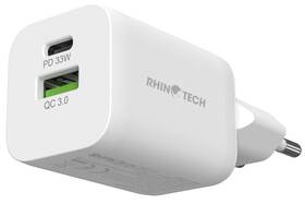 Nabíječka do sítě RhinoTech MINI Dual 33W USB-C + USB-A bílá

 obrázek produktu 1 z 4
