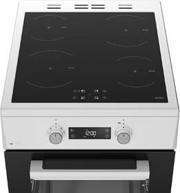Indukční sporák Beko FSM59305WDT bílá barva

