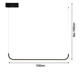 Závěsné svítidlo IMMAX NEO PATTINI SMART, Zigbee 3.0, TUYA černé

 obrázek produktu 3 z 8