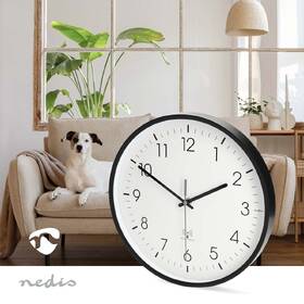 Nástěnné hodiny Nedis CLWA6226BK černé/bílé

 obrázek produktu 2 z 3