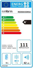 Chladnička Goddess RSD083GW8A bílá

 obrázek produktu 1 z 3