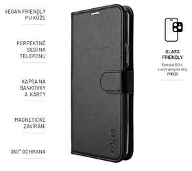Pouzdro na mobil flipové FIXED Opus na Apple iPhone 14 černé

 obrázek produktu 4 z 5