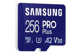 Paměťová karta Samsung 256GB UHS-I U3 (180R/130W) + USB adaptér 
