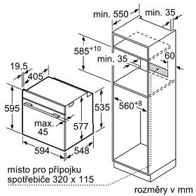 Trouba Bosch HSG7584B1 černá barva
