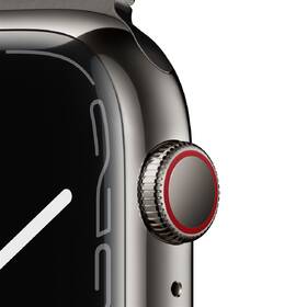 Chytré hodinky Apple GPS + Cellular, 45mm grafitově šedé pouzdro z nerezové oceli - grafitově šedý milánský tah 

 obrázek produktu 1 z 2