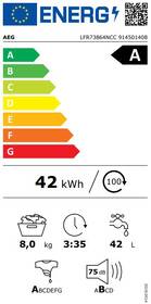Set výrobků AEG LFR73864NCC + TR838P4C 
