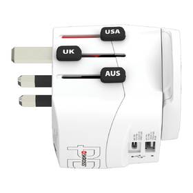 Cestovní adaptér SKROSS PRO Light USB AC30PD World, 7A max., USB A+C, PD 30W, UK+USA+Austrálie/Čína 

 obrázek produktu 1 z 3