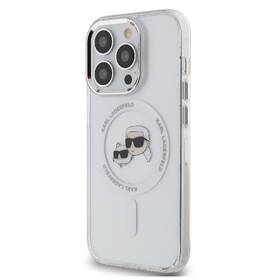 Kryt na mobil Karl Lagerfeld IML K&CH Heads Metal Frame MagSafe na Apple iPhone 15 Pro průhledný

 obrázek produktu 2 z 5