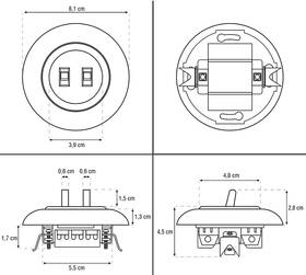 Vypínač Dpm LF0021W bílý

 obrázek produktu 3 z 11