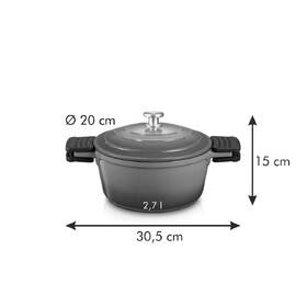 Kastrol s poklicí Tescoma 20 cm, 2,7 l červená

 obrázek produktu 1 z 3