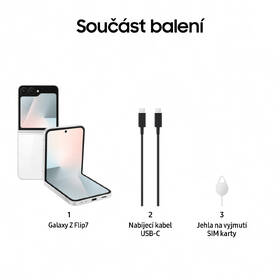 Mobilní telefon Samsung Galaxy Z Flip7 FE 5G 8 GB / 256 GB bílý

 obrázek produktu 6 z 16