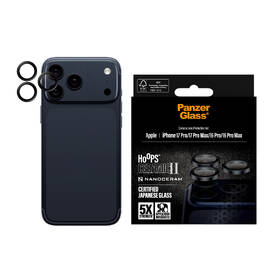 Ochranné sklo čočky fotoaparátu PanzerGlass HoOps Ceramic II na Apple iPhone 17 Pro/16 Pro/17 Pro Max/16 Pro Max černé

 obrázek produktu 3 z 6