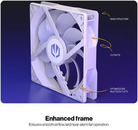 Ventilátor ENDORFY Stratus 120 White PWM ARGB / 120 mm bílý

 obrázek produktu 13 z 17