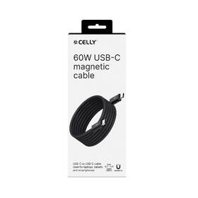 Kabel Celly magnetický USB-C/USB-C, 60 W, 1 m černý

 obrázek produktu 5 z 6